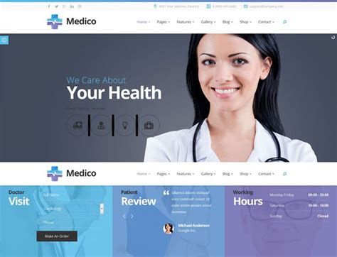 Best Health Medical Website Templates Free Premium Freshdesignweb Health Ecommerce