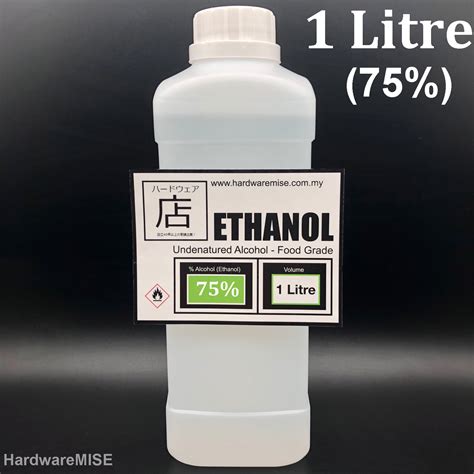 Ethanol Alcohol 75 Hand Sanitizer Food Grade Undenatured Ethyl Alcohol