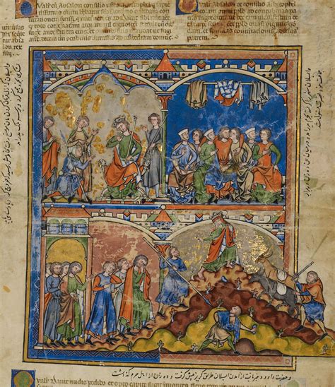 Scenes From The Life Of David From The Morgan Picture Bible 1250