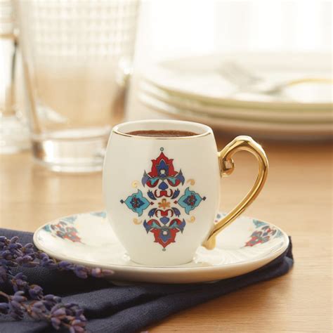 Turkish Coffee Authentic Cup Set Luxury Cup Set Person Etsy
