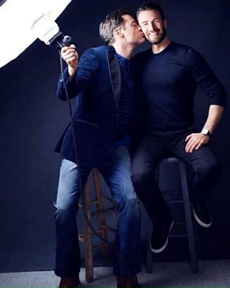 Chris Evans And Rdj Image 4360144 By Loren On