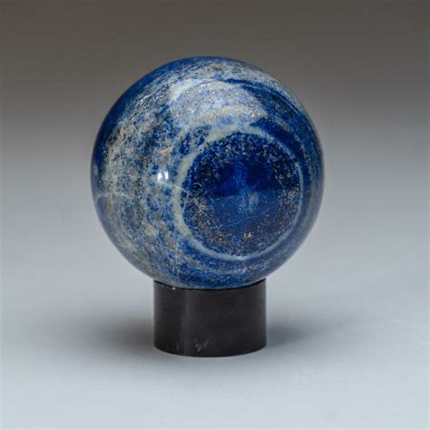 Genuine Polished Lapis Lazuli Sphere With Acrylic Display Stand 370g