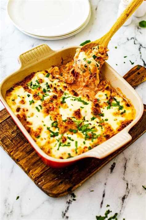 Keto Chicken Parmesan Casserole | Recipe in 2020 | Chicken parmesan