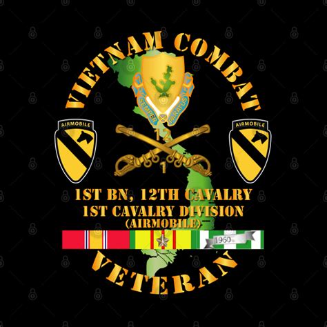 Vietnam Combat Cavalry Veteran W 1st Bn 12th Cav Dui 1st Cav Div