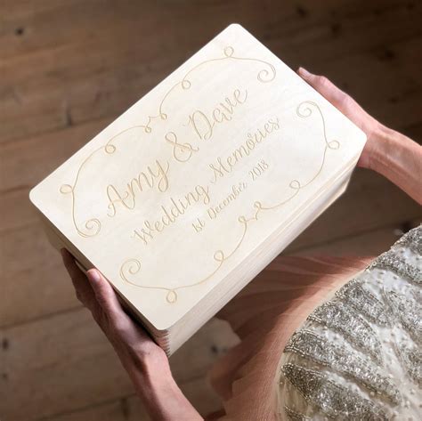 Personalised Wedding Keepsake Box By Modo Creative | notonthehighstreet.com