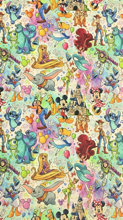 Pin By Disney Lovers On Disney Wallpapers Disney Collage Cute