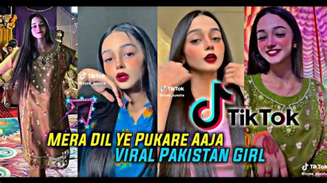 mera dil ye pukare aaja pakistani girl ayesha tiktok video viral pakistan girl dance tiktok id