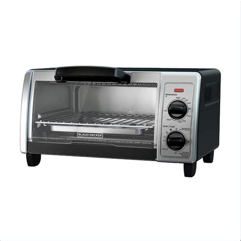 Blackdecker 1150 W 4 Slice Black Stainless Steel Toaster Oven With