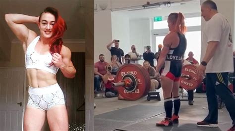 Strongwoman Rhianon Lovelace Scores A Kg Lb British Raw
