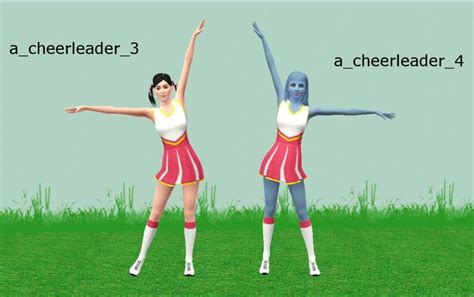 Mod The Sims Cheerleader Pose Pack