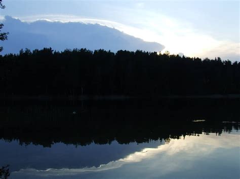 Wallpaper Lake Nature Reflection Sky Sunrise Storm Evening