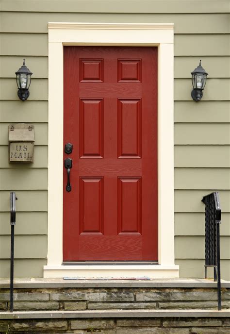 Color Of The Month Red Pepper Colorfully Behr Red Front Door