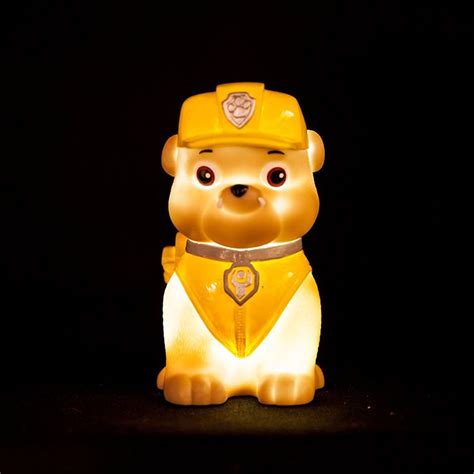 Paw Patrol Rubble Illumi Mate Led Colour Changing Night Light Ebay