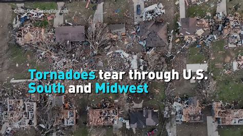 Tornadoes Tear Through Us South And Midwest Cgtn