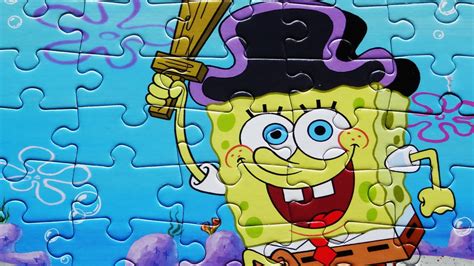 Spongebob Squarepants Jigsaw Puzzle Game Rompecabezas Play Puzzles De