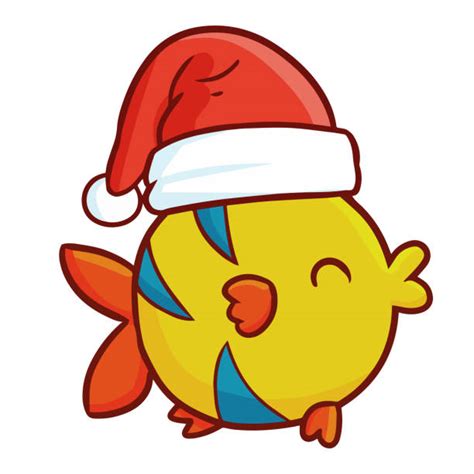 Christmas Fish Illustrations Royalty Free Vector Graphics