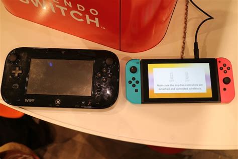 Nintendo Switch Vs Wii U Gamepad 15 More Photos Show The Striking