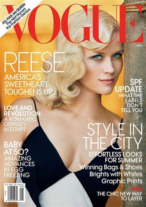 Reese Witherspoon S Vogue Magazine Photoshoot With Tai Water For Elephants Photo