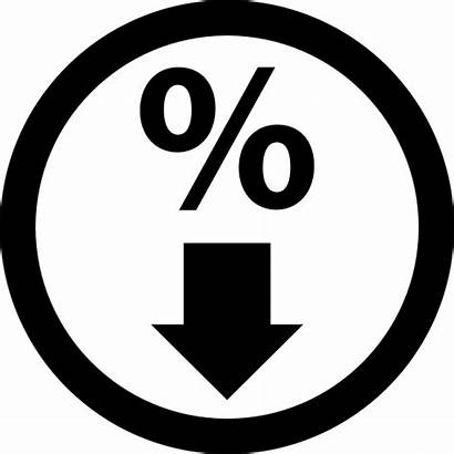 Interest Rate Low Money Icon Business