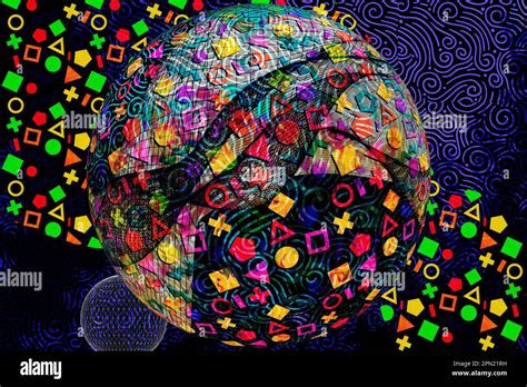 MODERN ART: Unlocking the Power of Shapes Stock Photo - Alamy