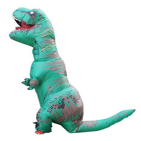 Green Child T Rex Blow Up Dinosaur Inflatable Costume