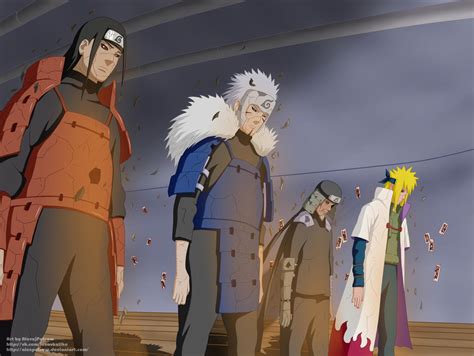 Naruto The Hokages By AlexPetrow On DeviantArt