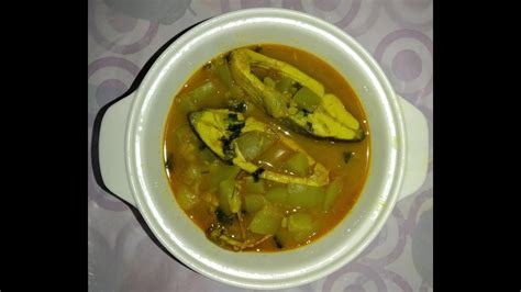 Assamese fish curry with GourdII মছৰ সত জত লওৰ জতৰ আঞজII