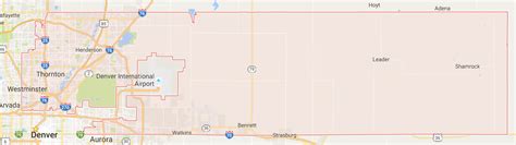 Adams County Co Map Cities And Towns Map