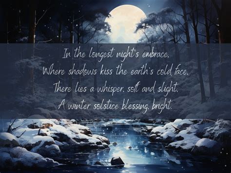 Winter Solstice Blessing Poem