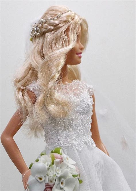 1 6 sammurakammi barbie wedding dress barbie bridal barbie bride