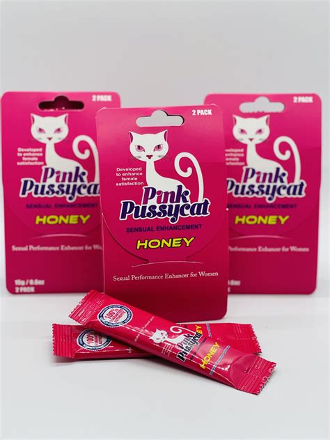 pink pussycat honey for her 6 sachets 15 g supplement and adult toys
