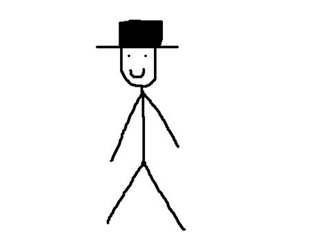 Stick Person With A Hat By Th1nk4y0urself On Deviantart