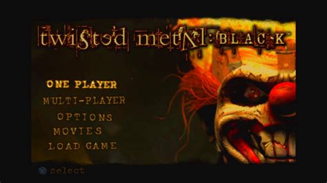 Twisted Metal Black Title Screen Ps2 Ps3 Ps4 Youtube