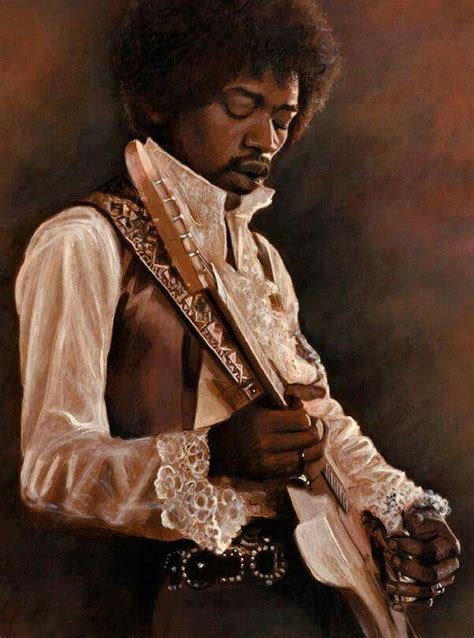 In Memory Of Jimi Hendrix 1942 1970 Painted By Theo Reijnders