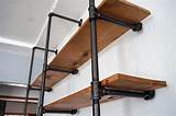 Pipe Wood Shelf Pictures
