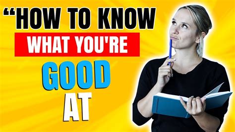 How To Know What You Are Good At Simple Exercise Youtube