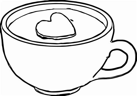 Coffee Cup Coloring Pages This Coffee Coloring Page Is For The Little
