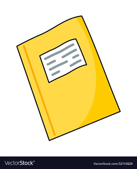 Yellow Book Clipart