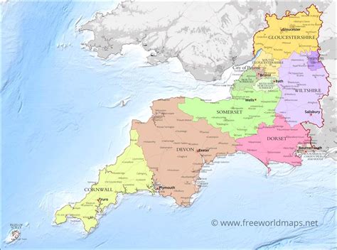 South West England Maps