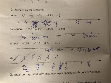 Zaznacz Na Osi Liczbowej Klasa 5 Zad 2 Str 3 - Zaznacz na osi liczbowej:....załącznik, dzięki - Brainly.pl
