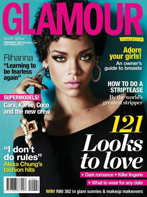 Rihanna Glamour Magazine South Africa February 2014
