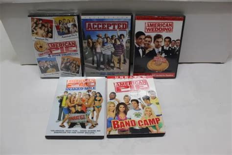 American Pie Dvd Lot Of Wedding Accepted Naked Mile Band Camp