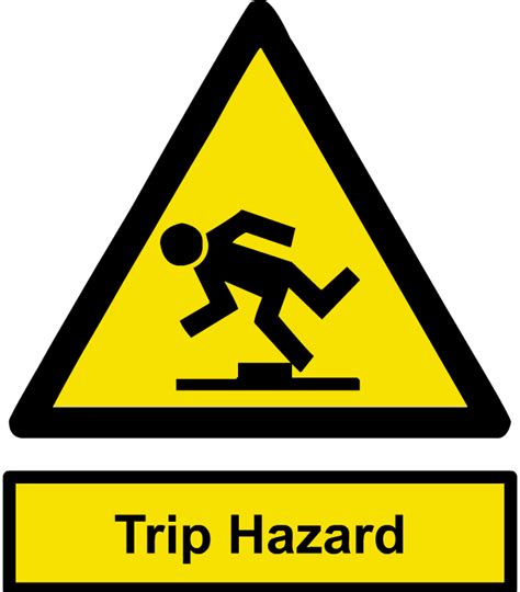 Warning sign hazard symbol safety, warning sign, angle, label png. Safety Scene - Key Stage 1 & 2 Safety Town » Trip Hazard