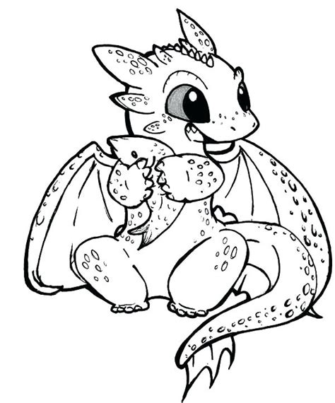 Cute Dragon Coloring Pages At Getdrawings Free Download