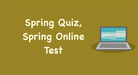 Spring Quiz 2021 Spring Online Quiz Series Spring Online Test