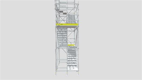 Scaffold Stair Access 3d Model By Unique Cad Solutions Llc Ucs