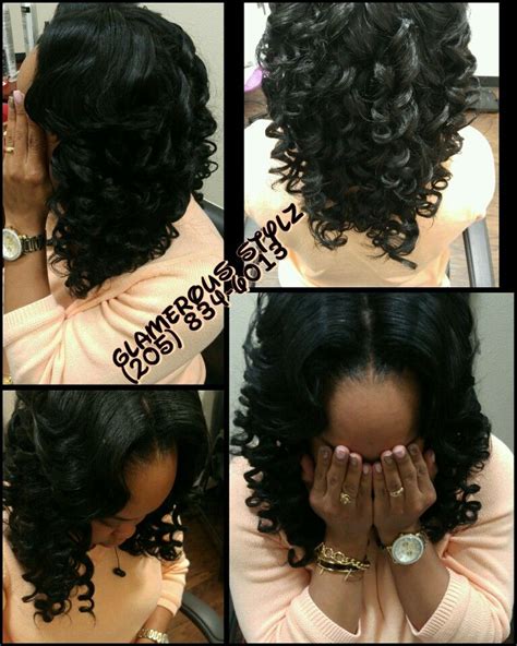 Brazilian Body Wave Middle Part Sew In And Curls Curl Styles Braid