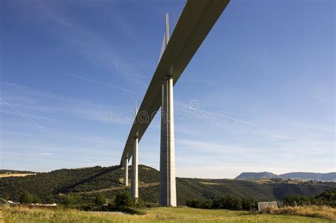The Millau Viaduct A Cable Stayed Bridge That Spans The Valley Of The