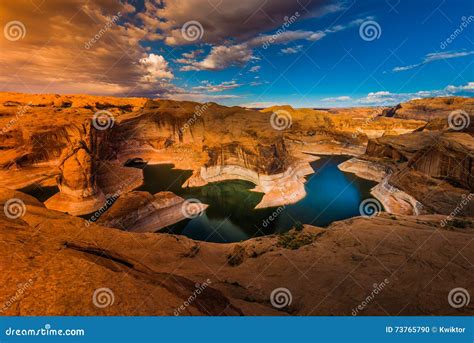 Reflection Canyon Lake Powell Utah Stock Photo Image Of Amazing