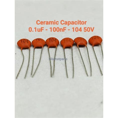 Jual Uf Nf V Ceramic Capacitor Keramik Kapasitor Capasitor